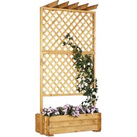 PROMADINO Rankgitter, holz - braun von Promadino