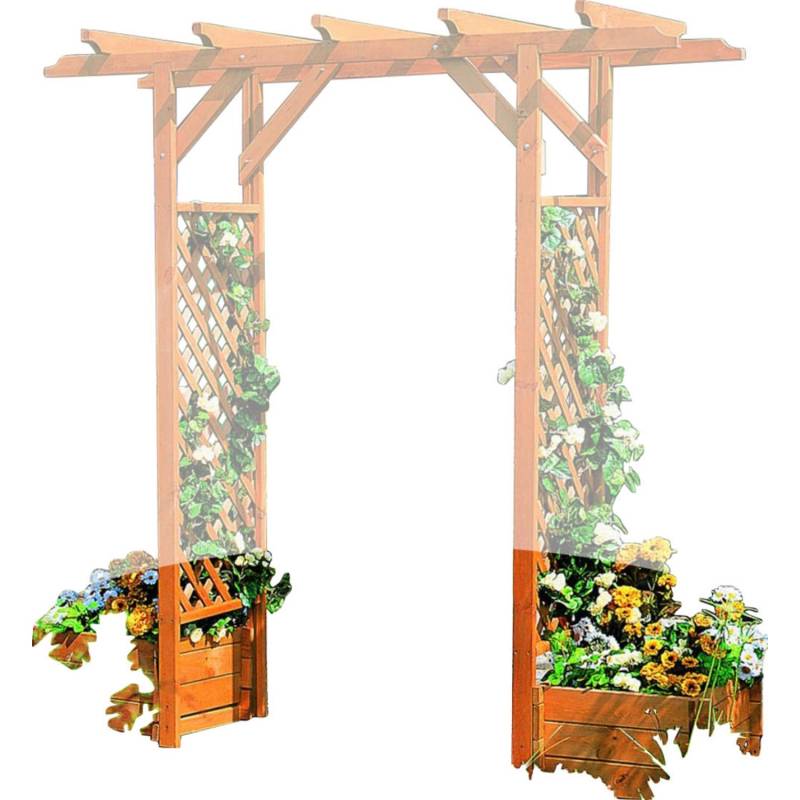 Promadino 2-er Set Pflanzkästen für Pergola Bamberg je (LxBxH) 52 x 52 x 32 cm von Promadino