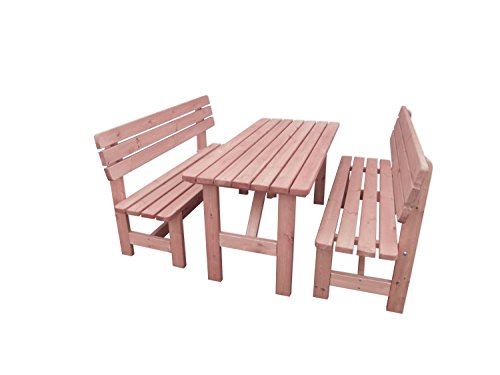 Promadino Holz-Garnitur Summer honigbraun von Promadino