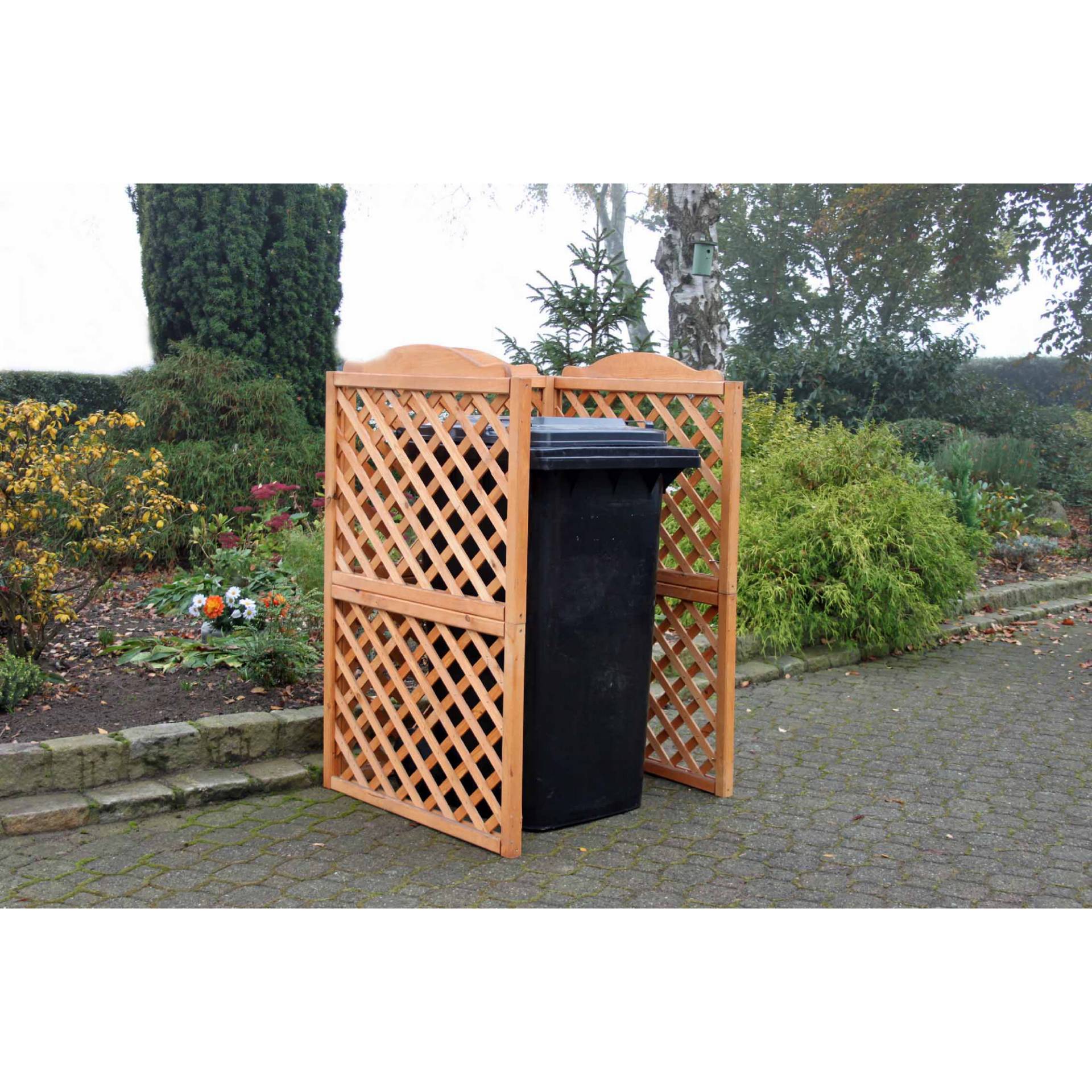Promadino Mülltonnenspaliersystem 'Rex' braun 93 x 79 x 127 cm Promadino Mülltonnenspaliersystem 'Rex' braun 93 x 79 x 127 cm von Promadino