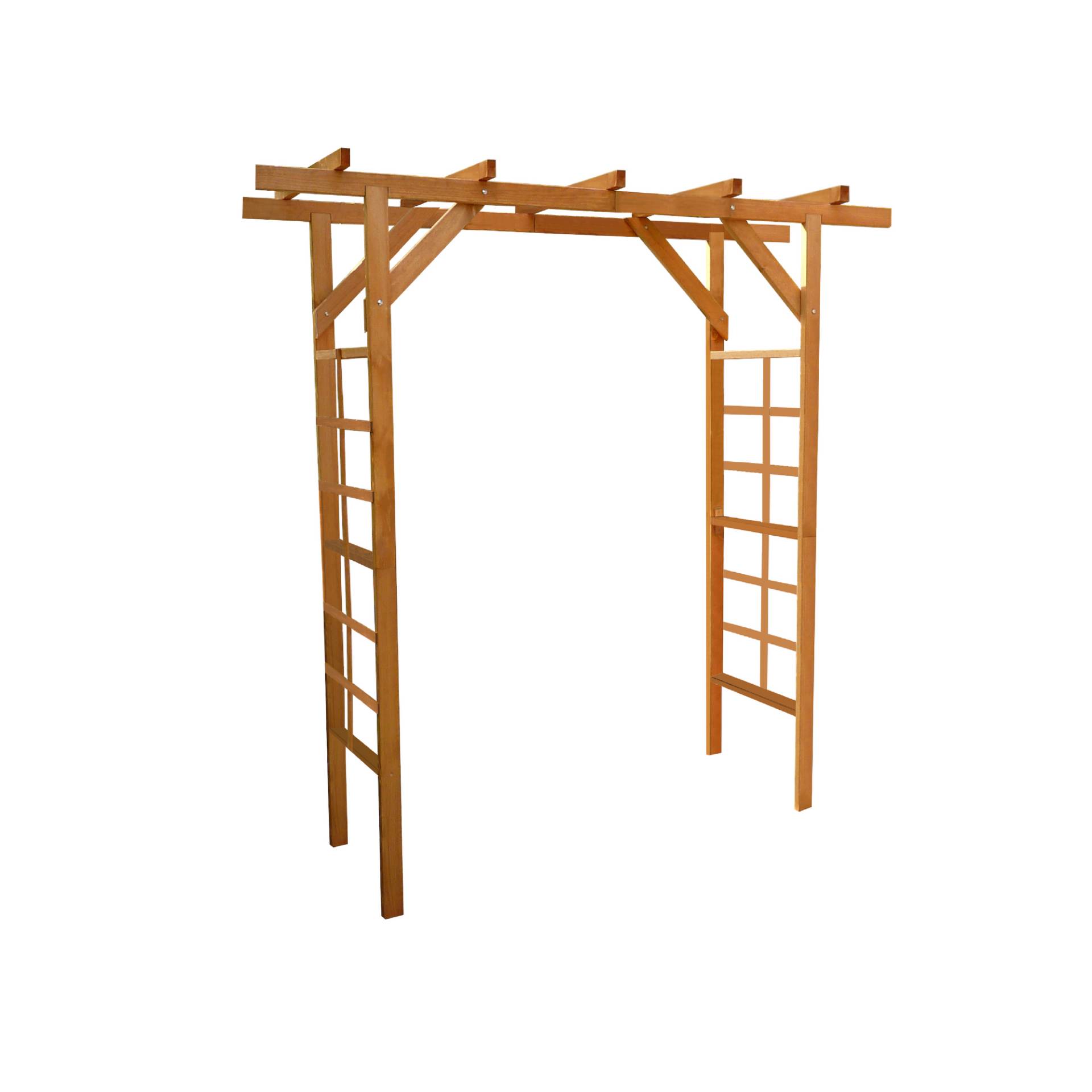 Promadino Pergola 'Anke' honigbraun 210 x 60 x 200 cm Promadino Pergola 'Anke' honigbraun 210 x 60 x 200 cm von Promadino