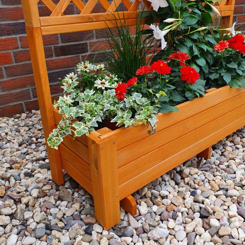 Promadino Rankkasten Romantica Kiefernholz (BxTxH) 120 cm x 38 cm x 140 cm von Promadino