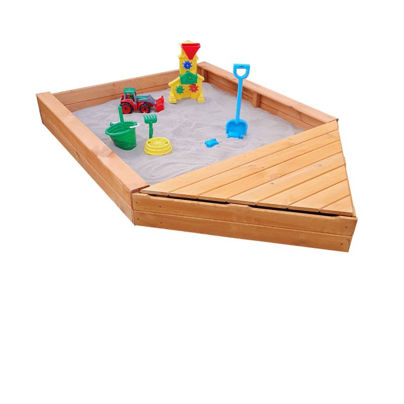 Promadino Sandkasten 'Multi' 140 x 260 x 22 cm Promadino Sandkasten 'Multi' 140 x 260 x 22 cm von Promadino