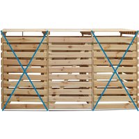 promadino Mülltonnenbox "Vario V Erweiterung" besonders robust aus zertifiziertem Kiefernholz gefertigt promadino Mülltonnenbox "Vario V Erweiterung" besonders robust aus zertifiziertem Kiefernholz gefertigt von Promadino