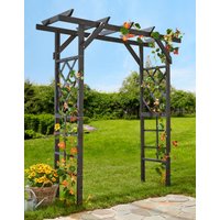 promadino Rosenbogen "Pergola Ben", BxTxH: 200x65x208 cm, anthrazit von Promadino