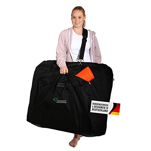 Promafit Tragetasche für Mobile Massageliege Exclusiv mit 2 Tragegriffen Universal Transporttasche für klappbaren Massagetisch in verschiedenen Größen (S) von Promafit
