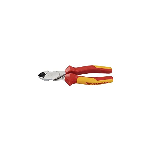PROMAT 810159 Kraftseitenschneider VDE L.160mm Chrom f.Pianodraht PROMAT m.2Komp.-Hüllen von Promat