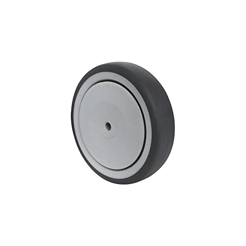 Promat Ersatzrad Rad-Ø 150 mm Tragfähigkeit 100 kg Gummi grau Achs-Ø 8 mm Nabenlänge 36 mm von Promat