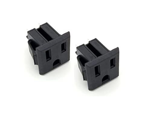 Prometeo Electronics® Set 2 Steckdosenleiste USA, 3-polig, 15 A, 125 Volt von prometeo electronics