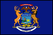 Flagge Fahne Michigan 90x150 von Promex
