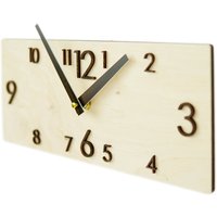 Rustikale Wanduhr Holzuhr Holzwanduhr Bauernhaus Uhr von PromiDesign