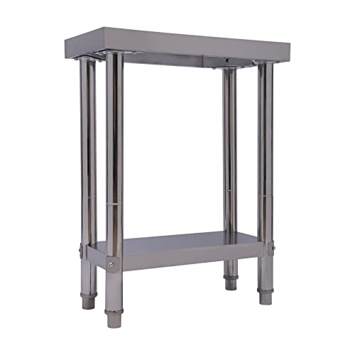 PromiseFly Arbeitstisch aus Edelstahl 5CM Verdickte Paneele bis 300KG 60×30×85CM Metall Zubereitungstisch, Küchentisch Gewerbliche Arbeitsstation für Küche, Garage, Restaurant PromiseFly Arbeitstisch aus Edelstahl 5CM Verdickte Paneele bis 300KG 60×30×85CM Metall Zubereitungstisch, Küchentisch Gewerbliche Arbeitsstation für Küche, Garage, Restaurant von PromiseFly