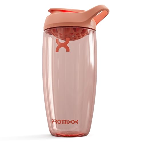Promixx PURSUIT Eiweiß Shaker – 700ml Premium Shaker für Proteinpulver, Supplements & Pre-Workout – Auslaufsicher, BPA-frei, Leicht zu Reinigen – Koralle von Promixx