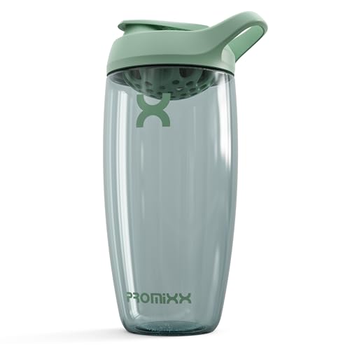 Promixx PURSUIT Eiweiß Shaker – 700ml Premium Shaker für Proteinpulver, Supplements & Pre-Workout – Auslaufsicher, BPA-frei, Leicht zu Reinigen – Seegras Grün von Promixx