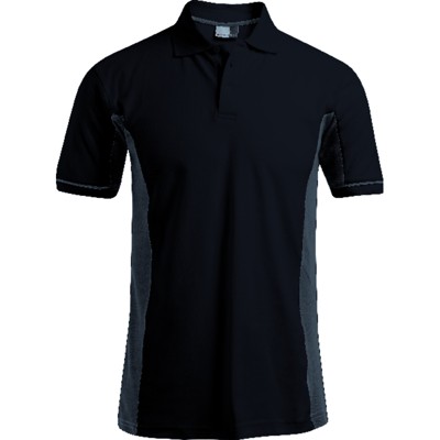Funktions-Poloshirt 4520, schwarz/lichtgrau, Größe XXXL von Promodoro