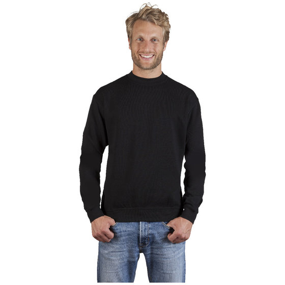 promodoro® - Men’s Sweater 80/20 black, Größe L von Promodoro