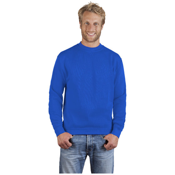 promodoro® - Men’s Sweater 80/20 royal, Größe M von Promodoro