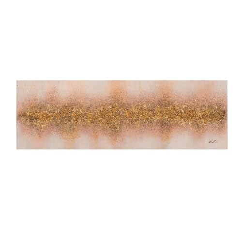 Promondo Bild Glitter - Spannender Gold-Glitzer-Effekt: Hochwertiges Unikat-Kunstwerk im Giclée-Verfahren mit Metalleffekten H 50 x B 150 x T 3,5 cm. von Promondo