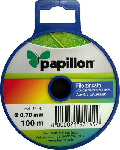 Verzinkter Draht BRICOLAGE 0,70 mm 100 m Fliege - CF. im Spender von Promotion & Beyond
