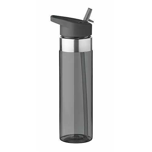 Trinkflasche, transparent grau von PromotionGift