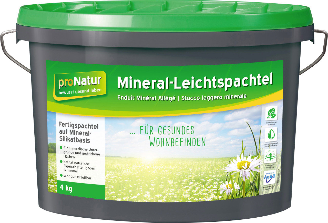 proNatur Mineral-Leichtspachtel 4 kg von Pronatur