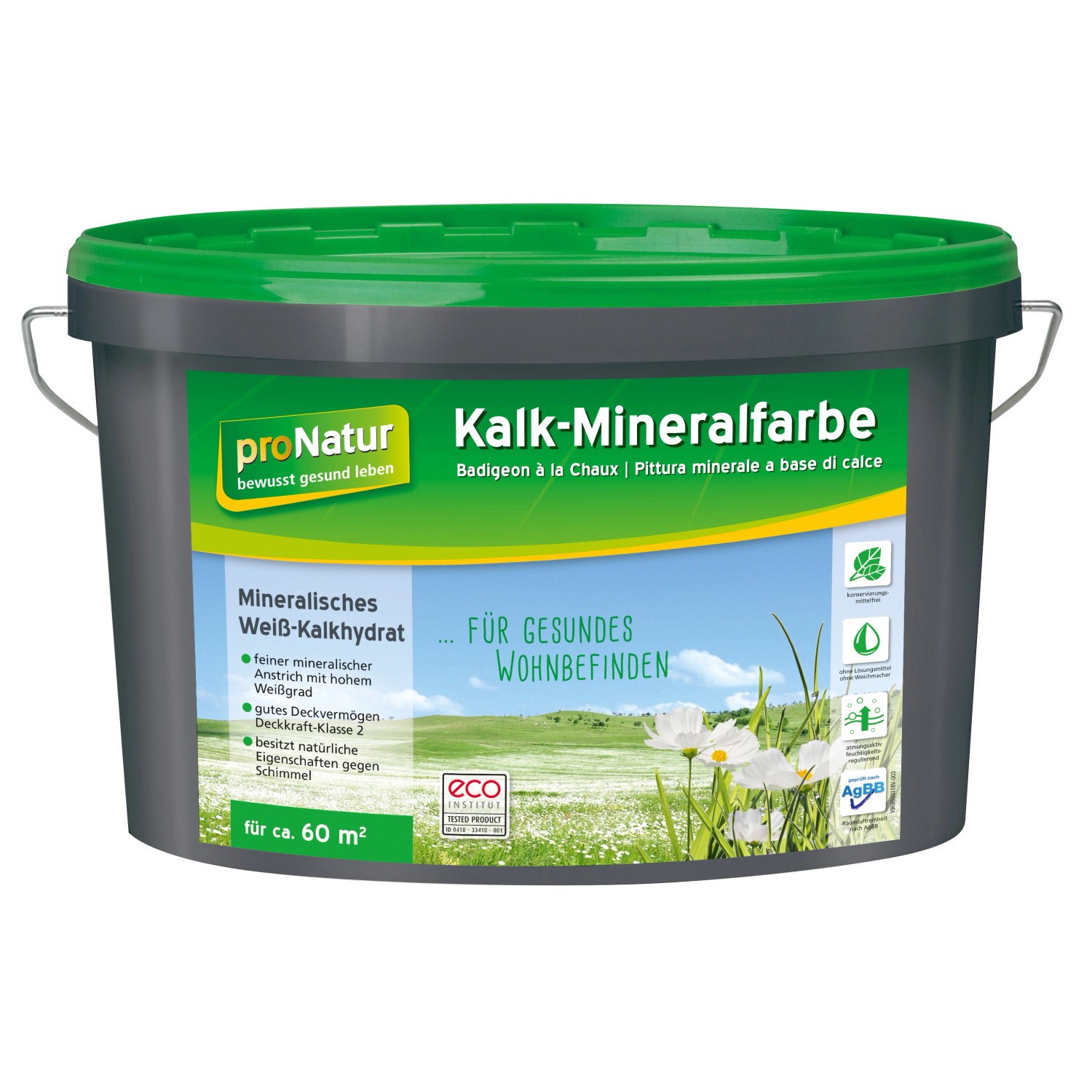 proNatur Kalk-Mineralfarbe 10 l von Pronatur