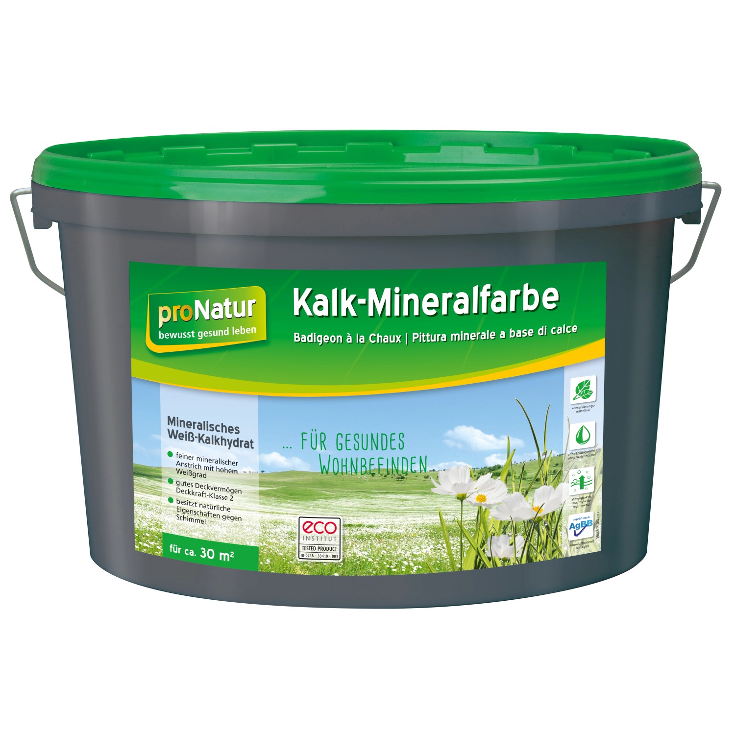 proNatur Kalk-Mineralfarbe 5 l von Pronatur