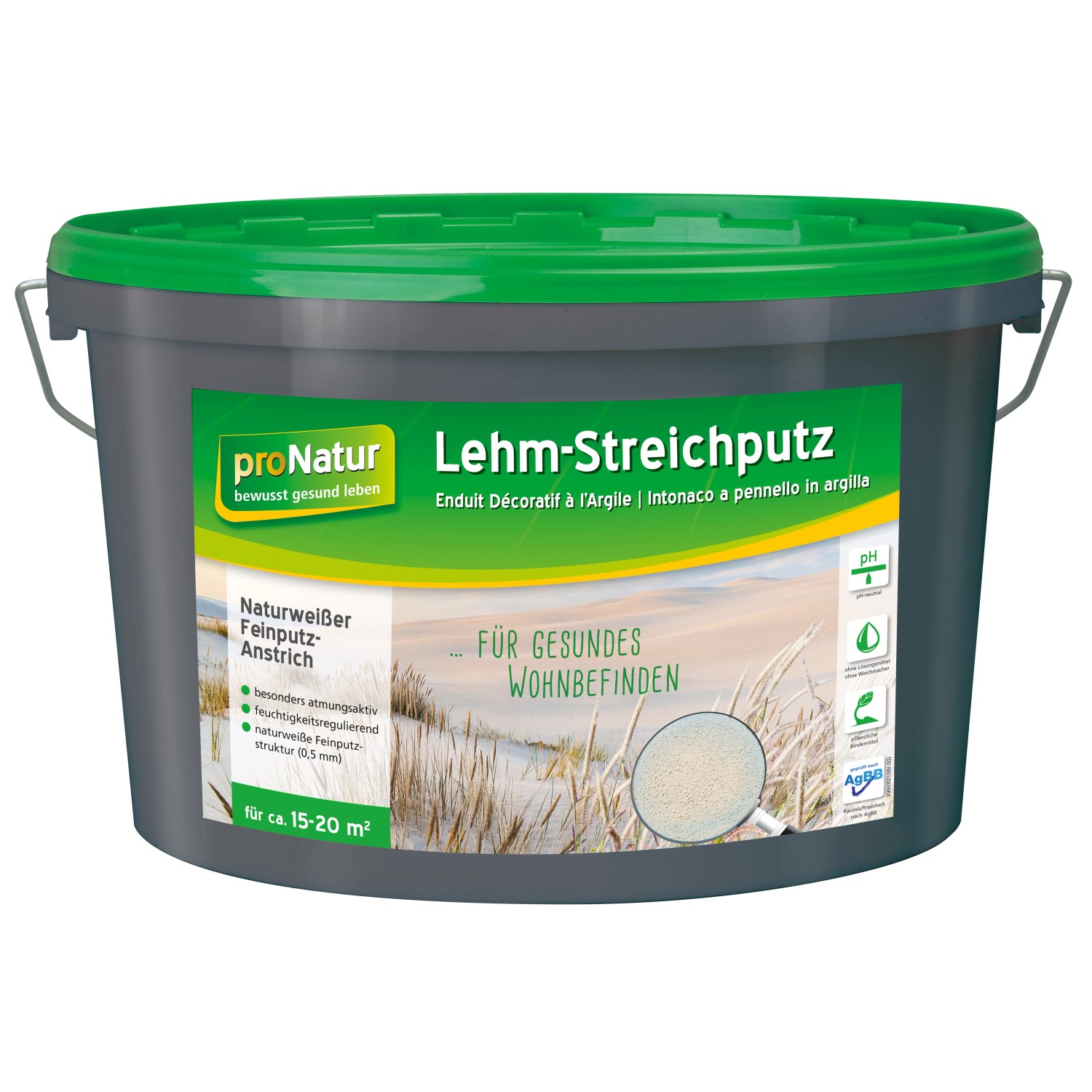 proNatur Lehm-Streichputz 7 kg von Pronatur
