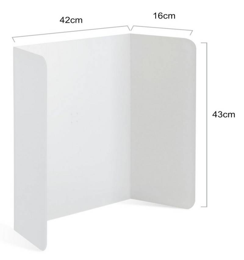 Pronomic Akustikplatte AS-180D Acoustic Shield Acryl-Display, Flexibel und mobil einsetzbar von Pronomic