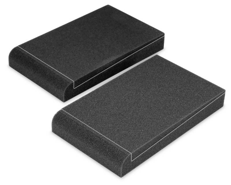 Pronomic Dämmunterlage ISO-Stand 5 Studiomonitor Absorberplatte 5" - Dämmkeil, Schrägsteller, (2-Komponenten, Verbessert den Klang), 5 verschiedene Neigungswinkel von Pronomic