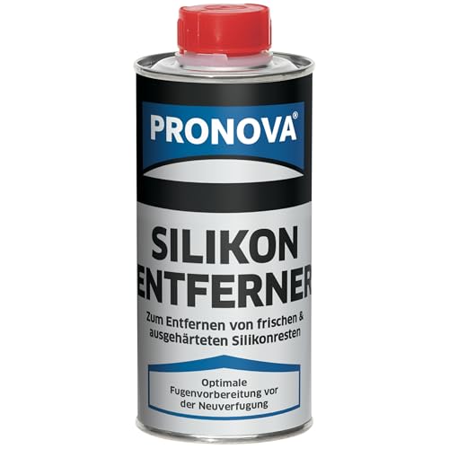 Pronova Silikonentferner für Silikonfugenentferner - Reiniger zum Entfernen von Frischen und Ausgehärteten Silikonresten - Silikonentferner flüssig - Hervorragende Materialverträglichkeit 250ml von Pronova