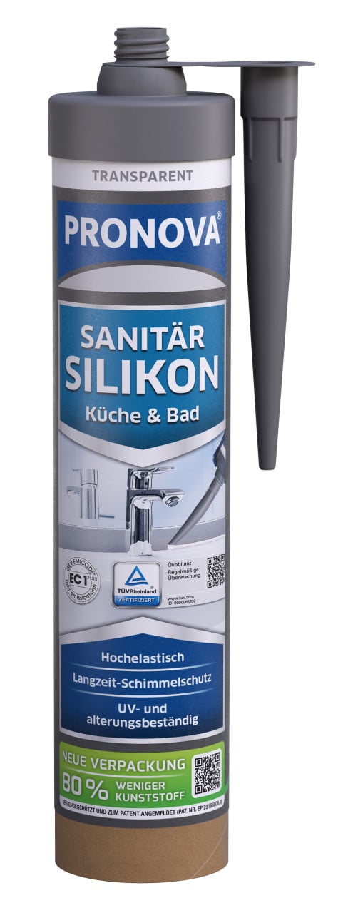 PRONOVA ECO Sanitär Silikon 280 ml transparent von Pronova