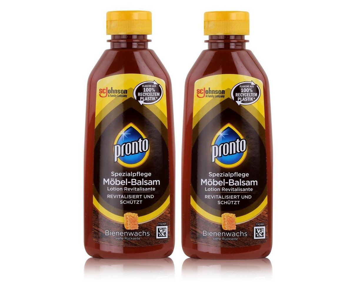 Pronto Pronto Spezialpflege Möbel-Balsam 200ml - Mit Bienenwachs (2er Pack) Spezialwaschmittel von Pronto