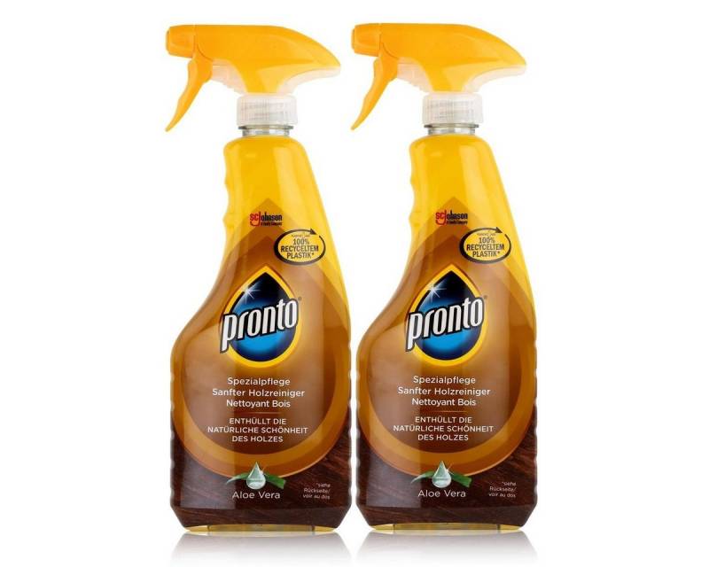 Pronto Pronto Spezialpflege Sanfter Holzreiniger 500ml Aloe Vera (2er Pack) Spezialwaschmittel von Pronto