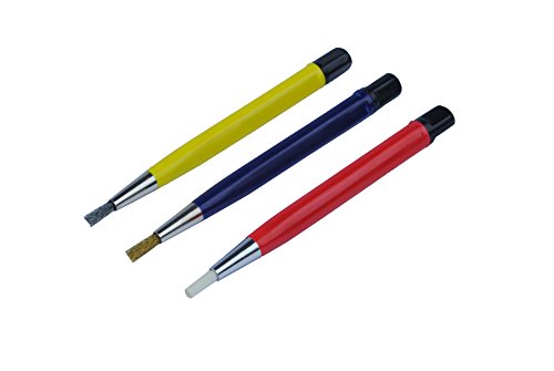 Set X 3 Messing, Stahl & Kratzfolie Pinselstifte Fiberglas Set X 3 Messing, Stahl & Kratzfolie Pinselstifte Fiberglas von Proops