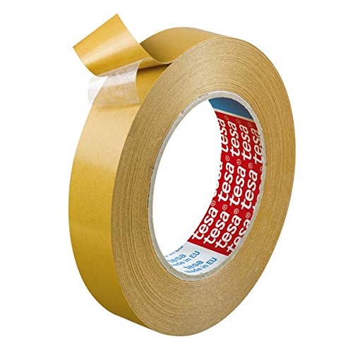 Propac Doppelseitiges Klebeband aus TNT Tesa 5157, 12 mm x 50 m, Durchsichtig, Wasserfest, Metall, Papier von Propac