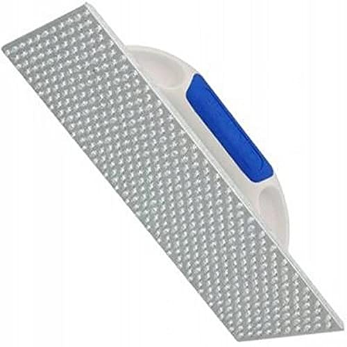 Großer abrasives Reibebrett K0340, rau, 380 x 160 mm, perforierte Weißblechplatte von Proper Tools