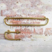 Abgerundetes Messing Badzubehör Set von ProperCopperDesign