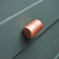 Großer Kupferknopf, Moderner Schubladengriff, Griff, Schrankknopf. Küchen Möbelknauf. Küchen-Türgriffe.-Kupfer-Küchen-Griffe von ProperCopperDesign