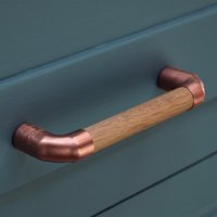 Kupfer Und Holz Griff - Eiche von ProperCopperDesign