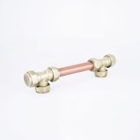 Kupfer Und Messing T-Griff Mit Geschlossenen Enden von ProperCopperDesign