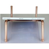 Kupfer Zeitschriftenständer, Zeitschriftenhalter, Moderner Zeitschriftenhalter von ProperCopperDesign