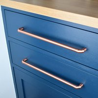 Kupfergriff | Große Größen, Schubladengriff, Schrankbeschläge, Moderner Küchenschrankknauf, Küchentürgriff, Knäufe Und Griffe von ProperCopperDesign
