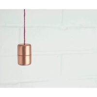 Mini Grobstrick Kupfer Light Pull 167 von ProperCopperDesign