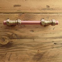 T-Griff Aus Kupfer Und Messing von ProperCopperDesign