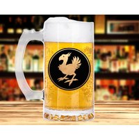 Chocobo Bierkrug Stein Final Fantasy Bierliebhaber Geschenk Glas Personalisierte Gamer Geschenke Geek Für Ihn Vatertag K555 von ProperMugs4Gift