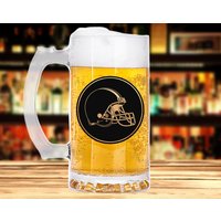 Cleveland Browns Bierkrug Stein Glas Personalisiertes Geschenk Für Männer American Football Tasse Mann Vatertagsgeschenk Ihn K352 von ProperMugs4Gift