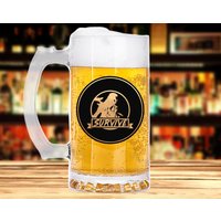 Horizon Zero Dawn Survive Bierkrug Glas Geschenk Personalisiert Gamer Geek Custom Beer Stein Für Ihn Vatertag K261 von ProperMugs4Gift