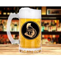 Ottawa Senators Bierkrug Steinglas Personalisiertes Geschenk Für Männer Hockey-Team-Logo Mann Freund Vatertagsgeschenk Ihn K402 von ProperMugs4Gift