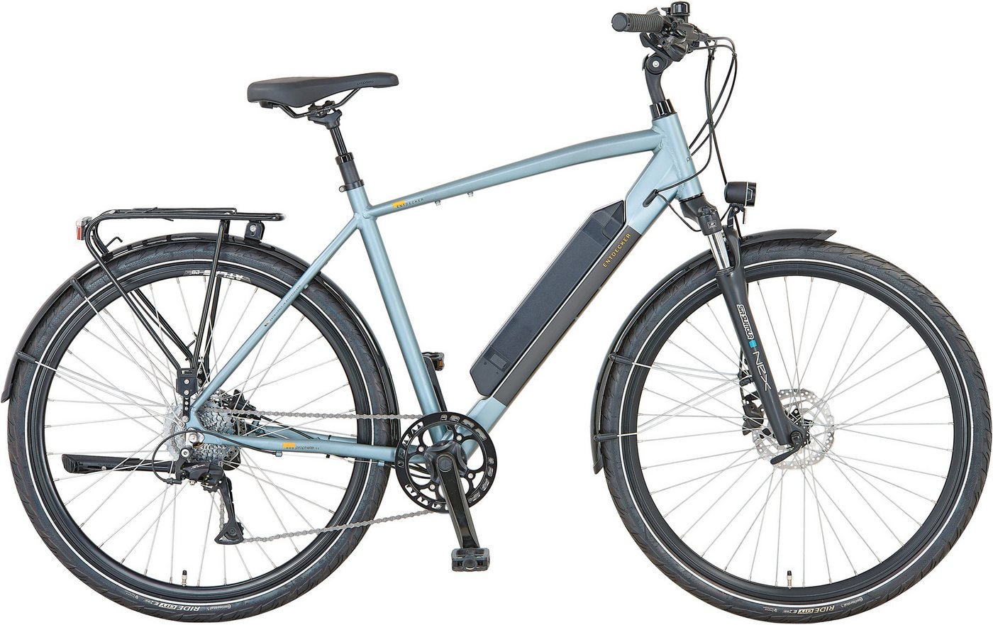 Prophete E-Bike Entdecker 1.0, 8 Gang Shimano, Kettenschaltung, Heckmotor, 418 Wh Akku von Prophete